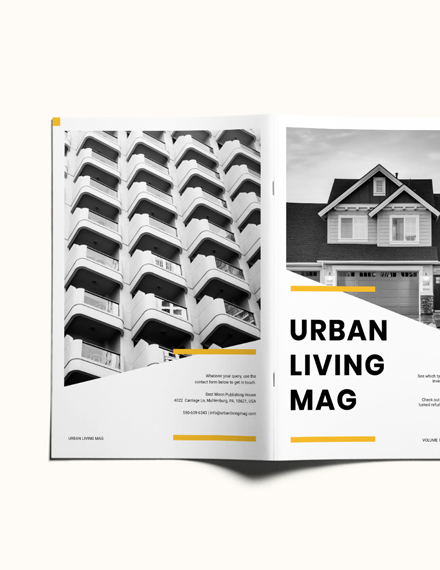 Sample Minimal Real Estate Magazine 