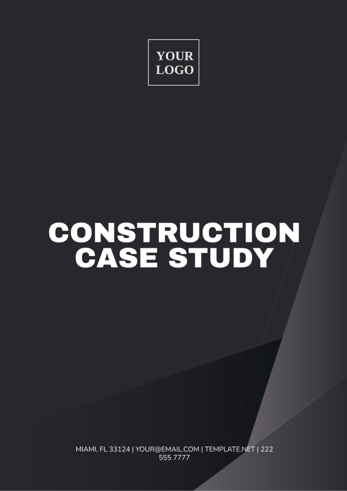 Construction Case Study Template