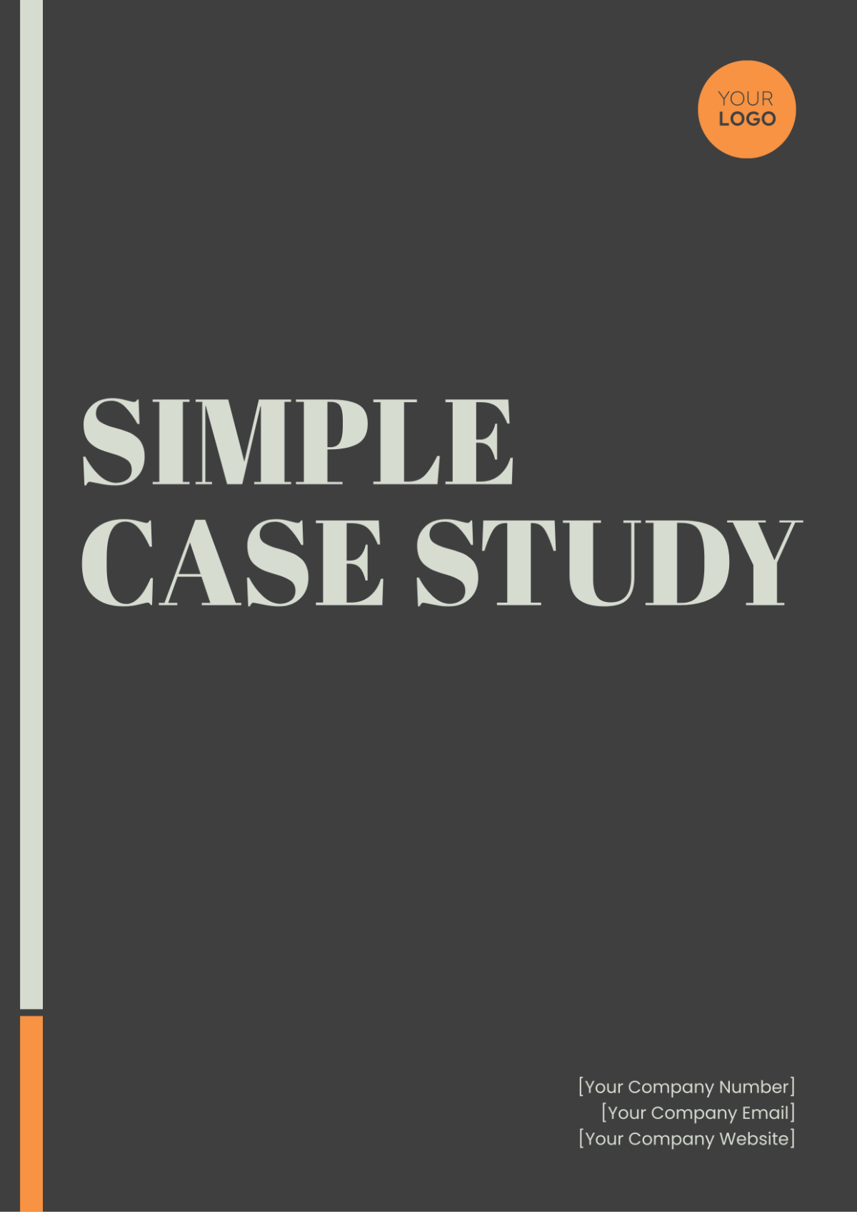 Simple Case Study Template