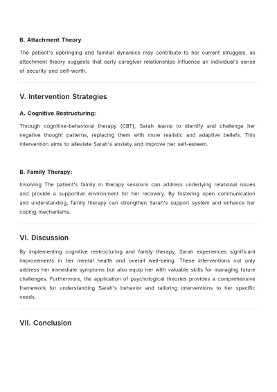 Free Psychology Case Study Template to Edit Online
