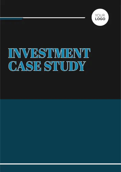 Free Investment Case Study Template to Edit Online