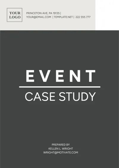 Free Event Case Study Template to Edit Online