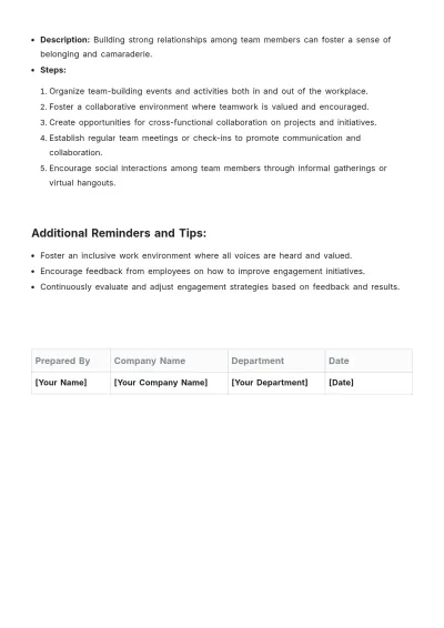 Free Simple Procedure Template to Edit Online