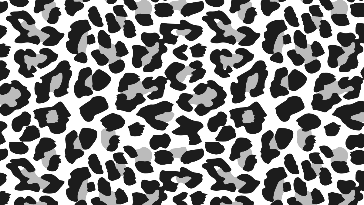 Free White Cheetah Print Background