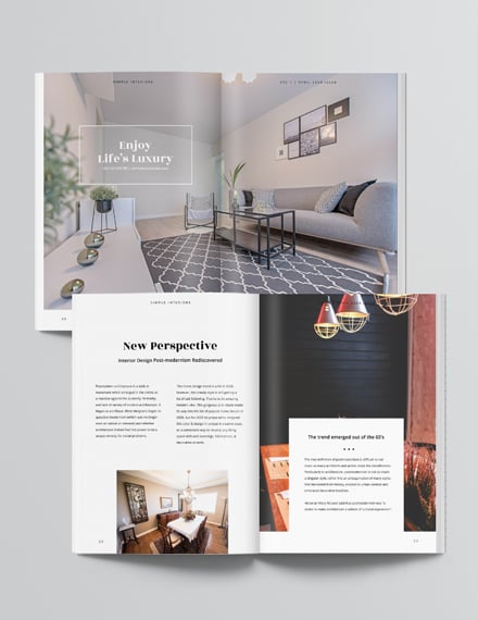 Simple Interior Design Magazine Download