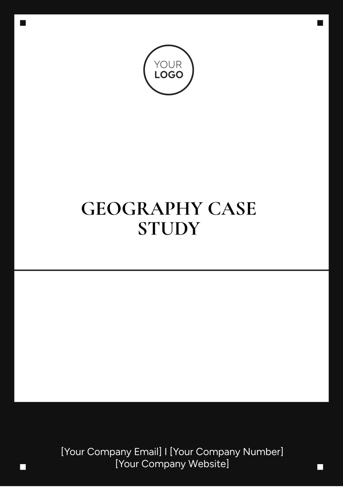 Geography Case Study Template