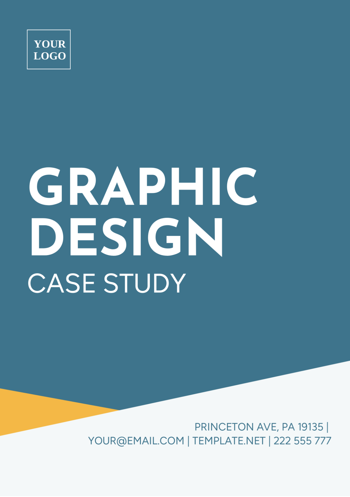 Graphic Design Case Study Template