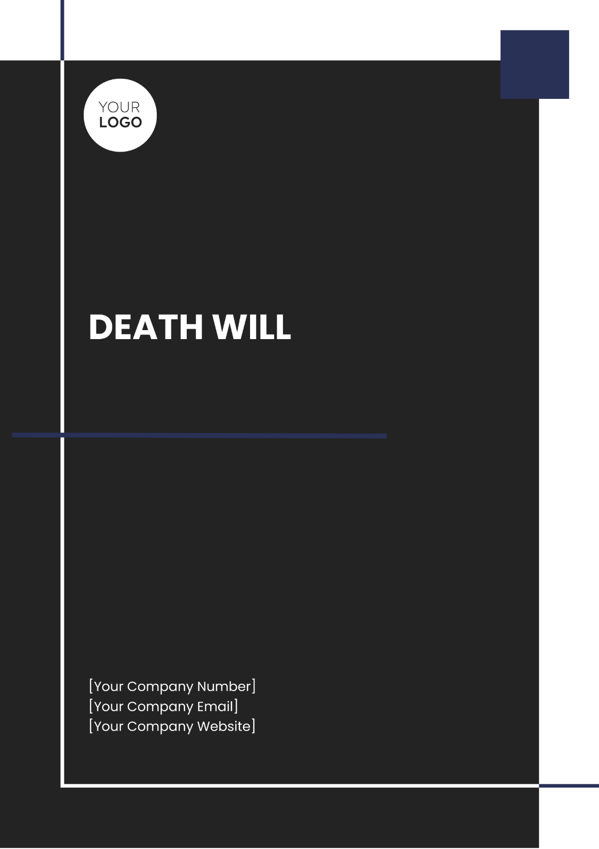 Death Will Template - Edit Online & Download