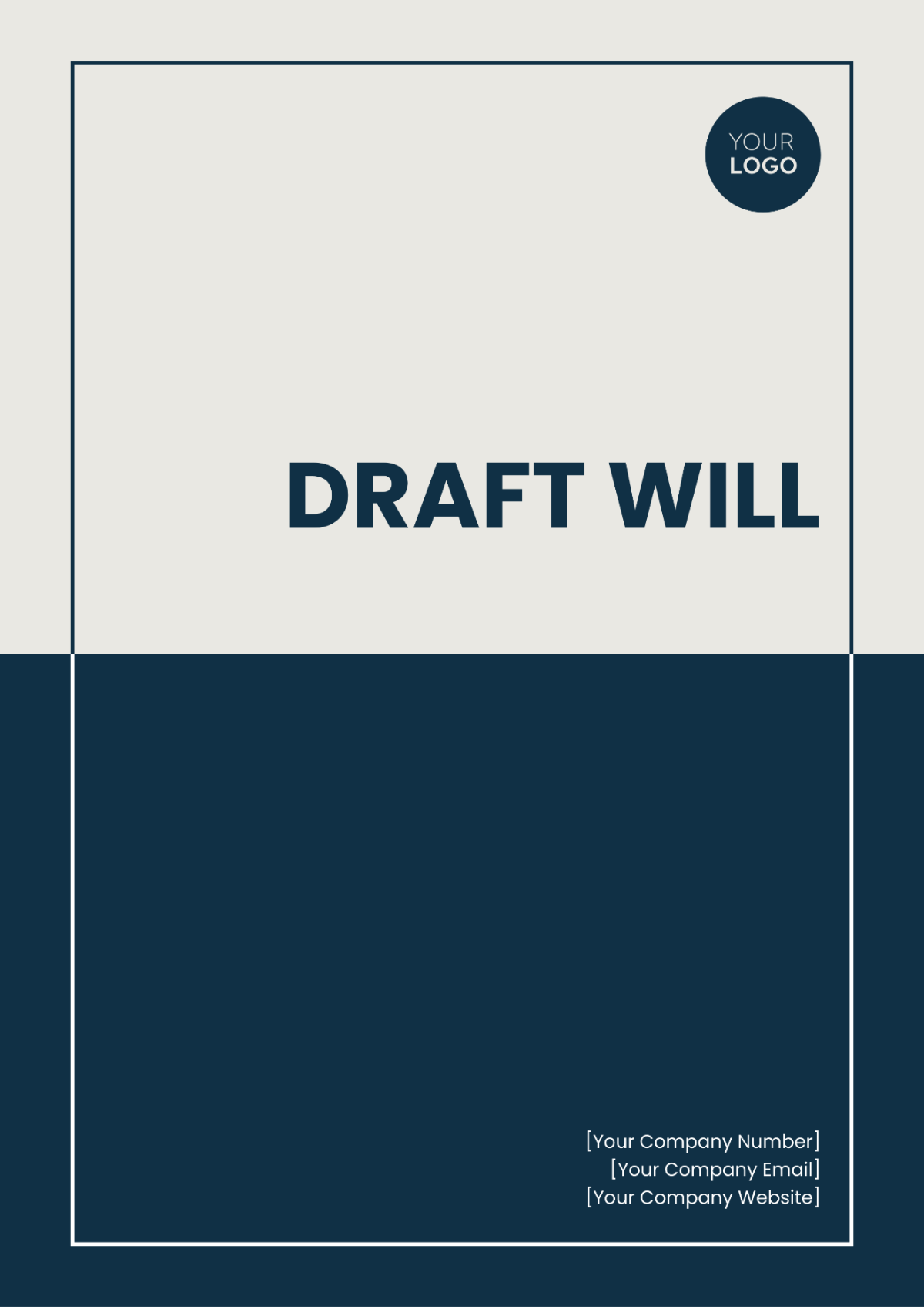 Draft Will Template