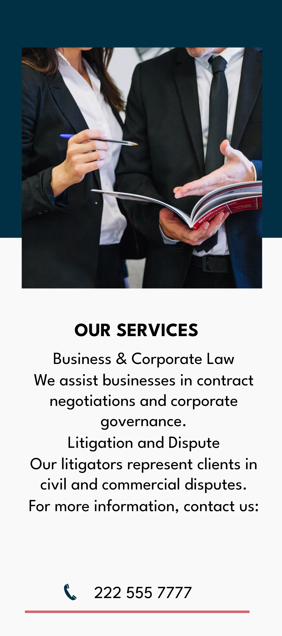 Free Law Firm Legal Services Rack Card Template to Edit Online