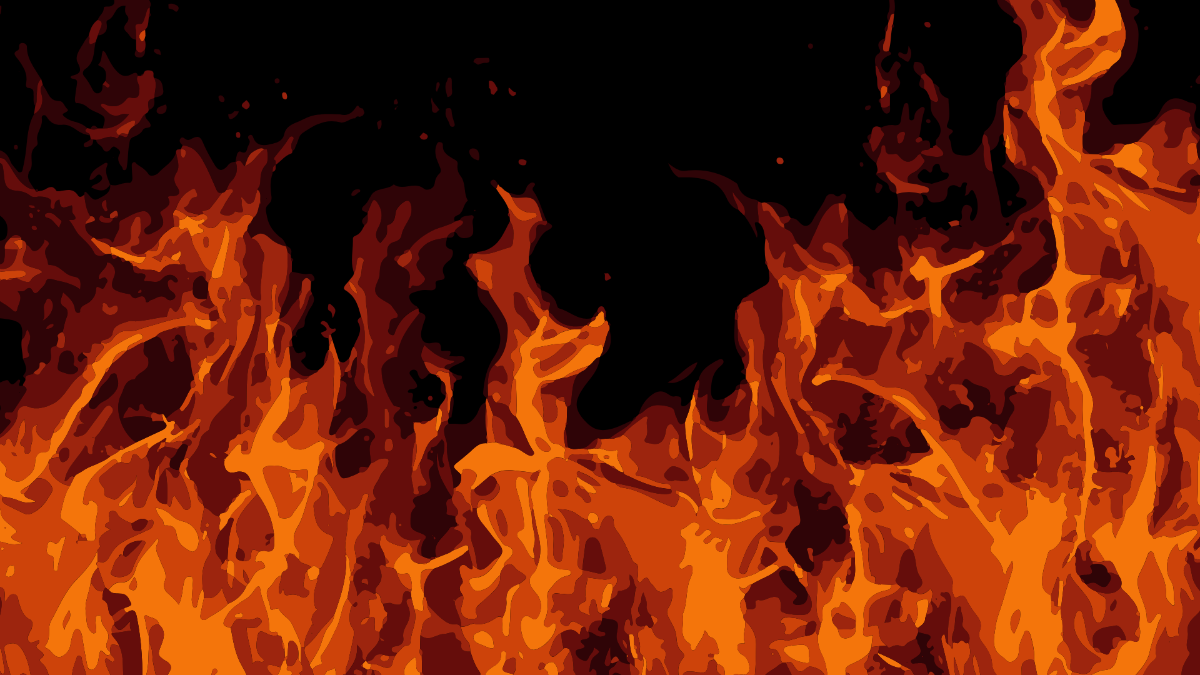 Free Abstract Fire Background