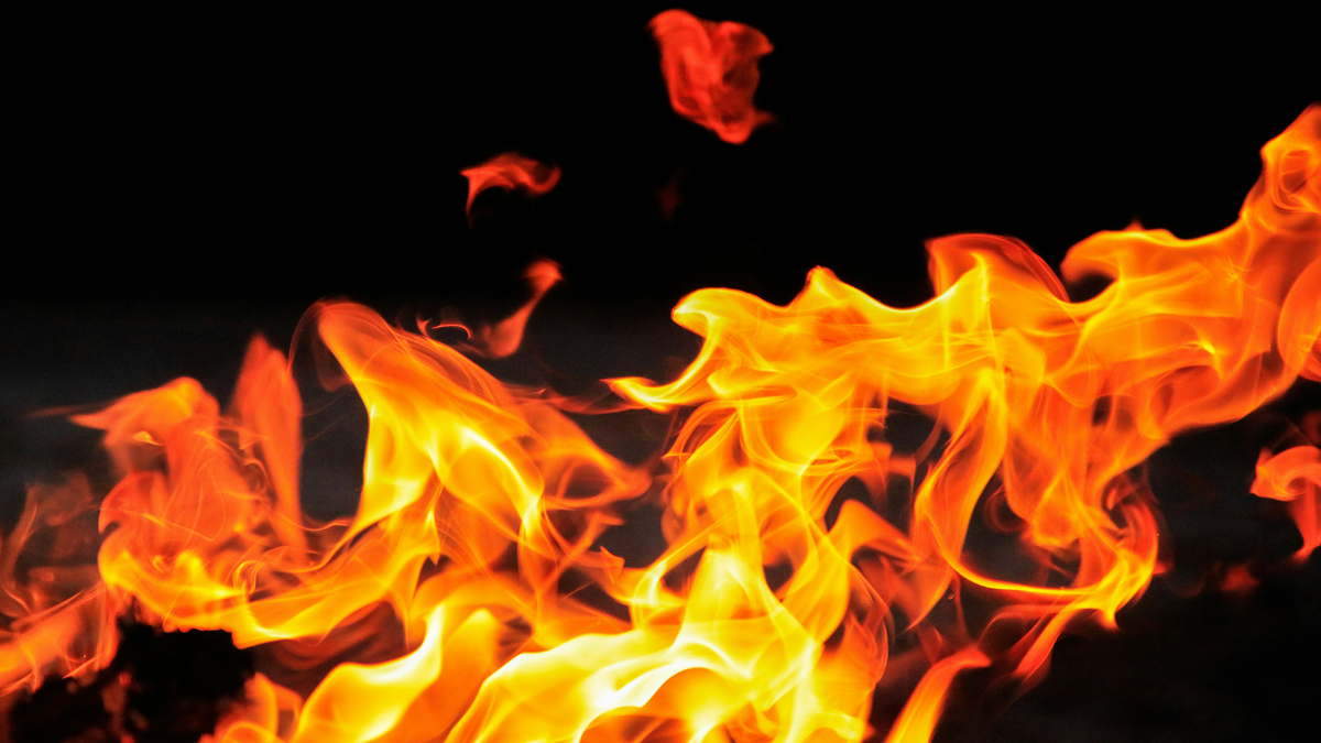 Free Abstract Fire Background