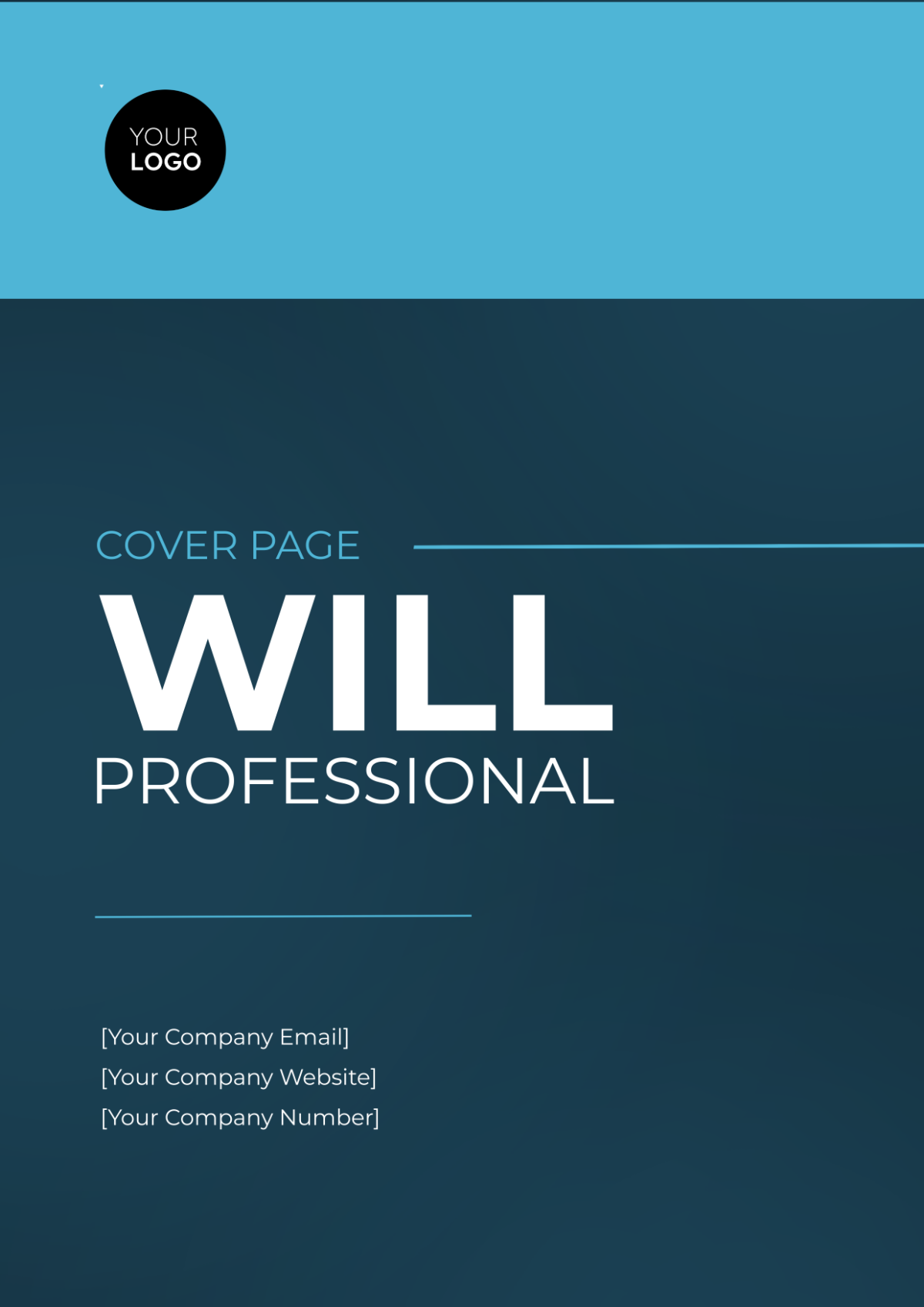 Will Professional Cover Page