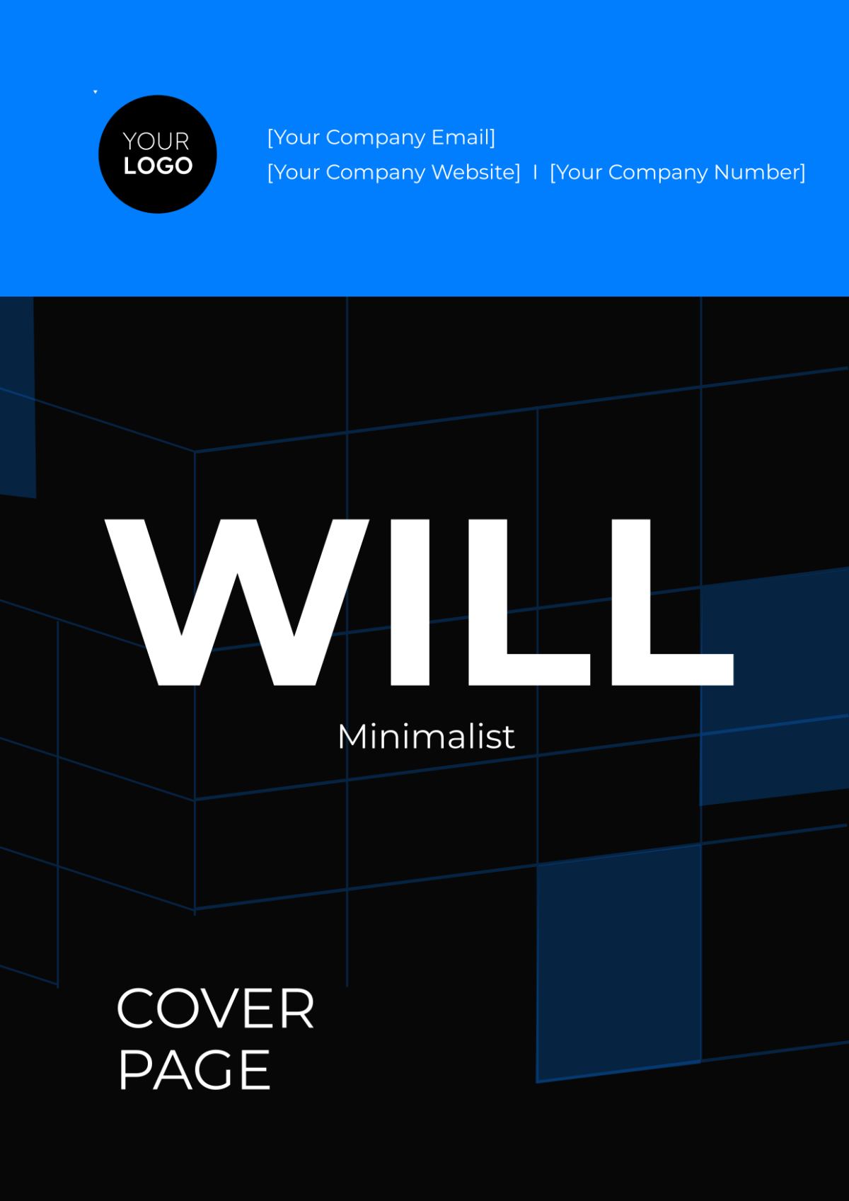 Will Minimalist Cover Page