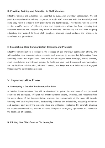 Free Law Firm Workflow Optimization Procedure Template to Edit Online