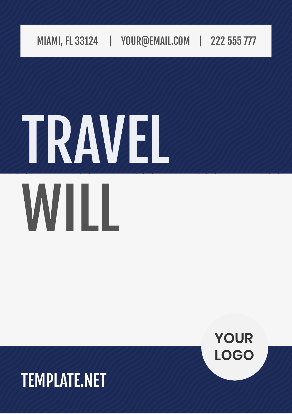 Travel Will Template