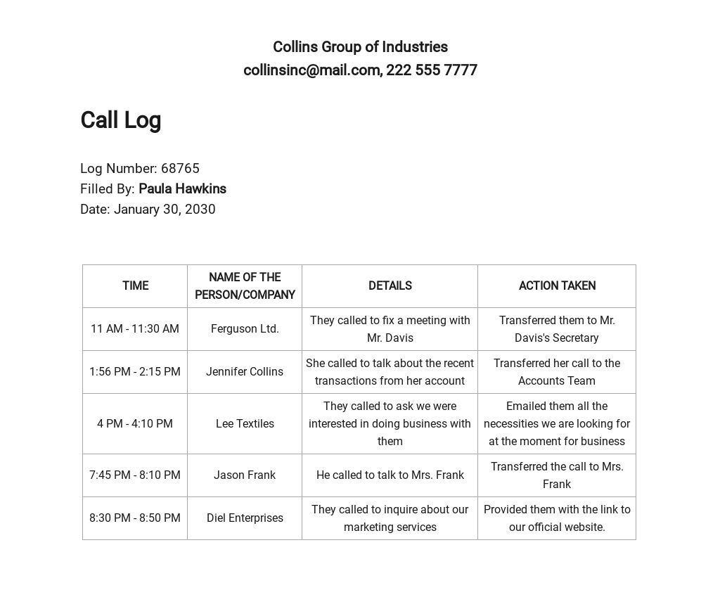 free-sample-call-log-template-pdf-word-doc-excel-apple-mac