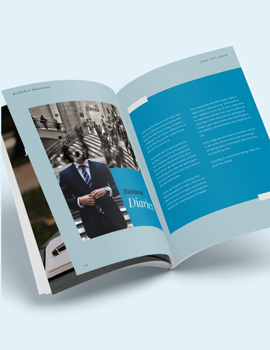 Printable Business Magazine 