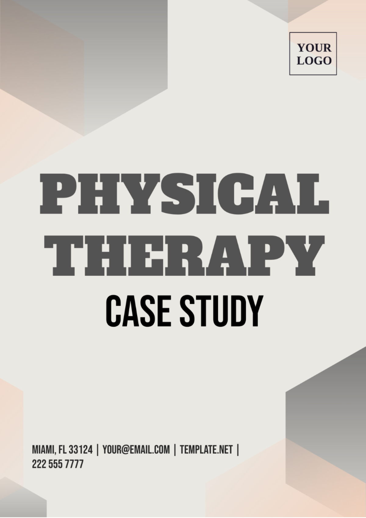 Physical Therapy Case Study Template