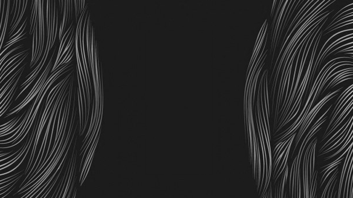 black hair transparent background