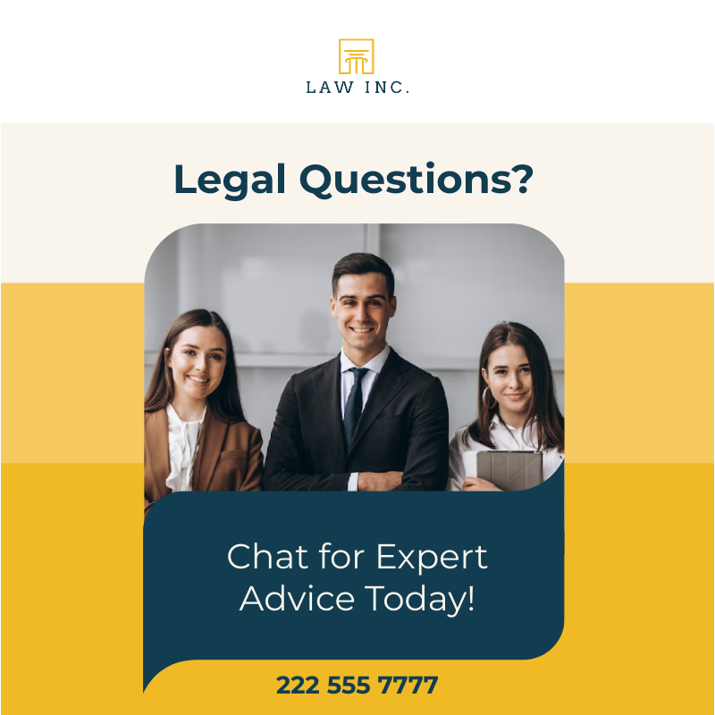 Law Firm WhatsApp Post Template