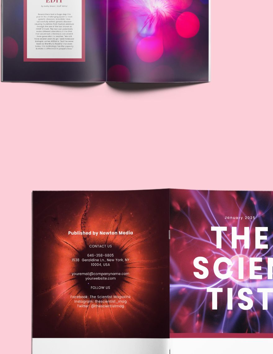 Science Layout Magazine 