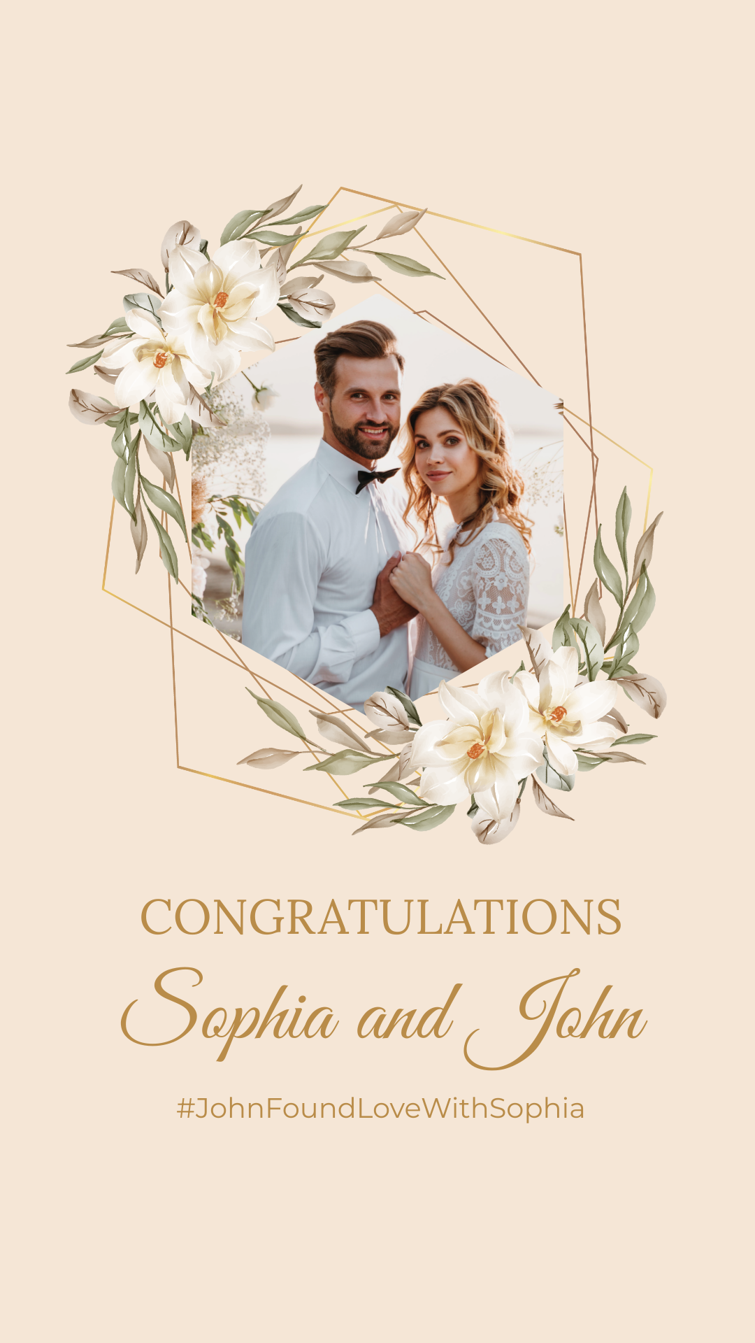Congratulations Wedding Banner Template