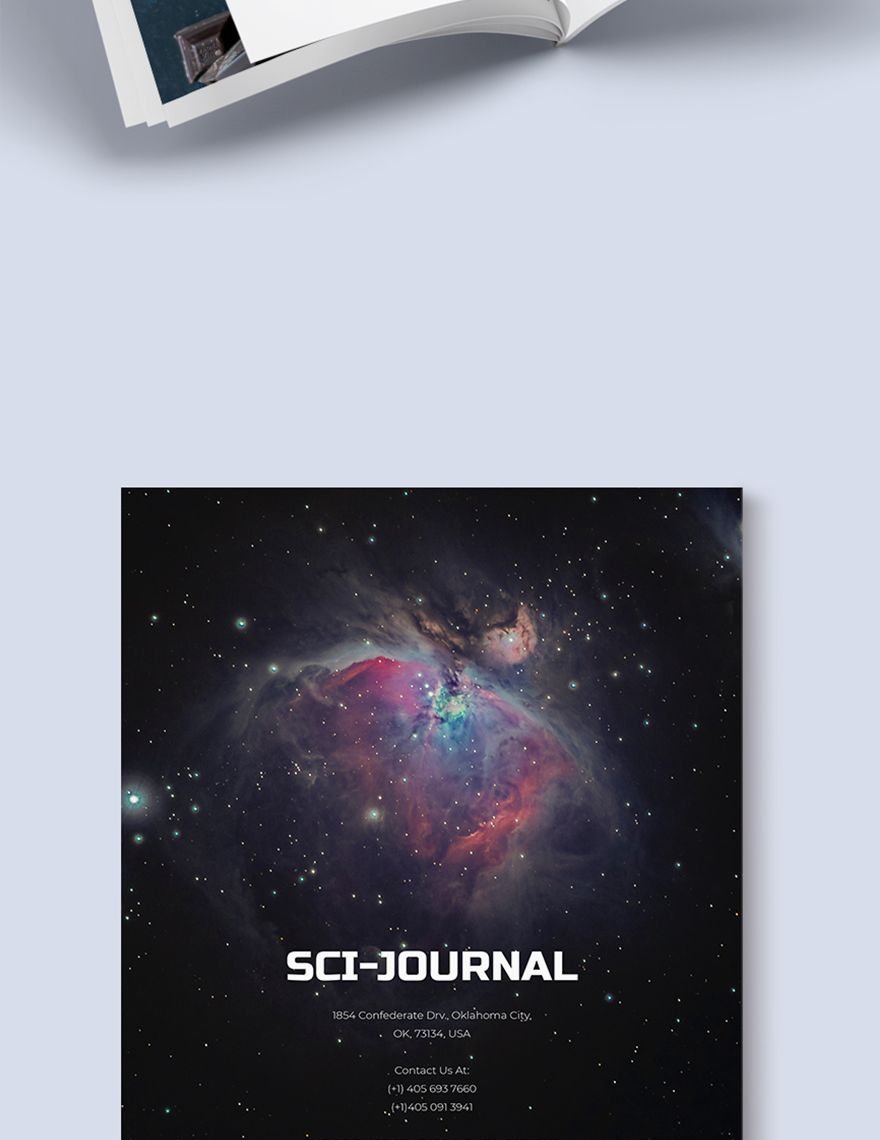 Scientific Journal Magazine Template