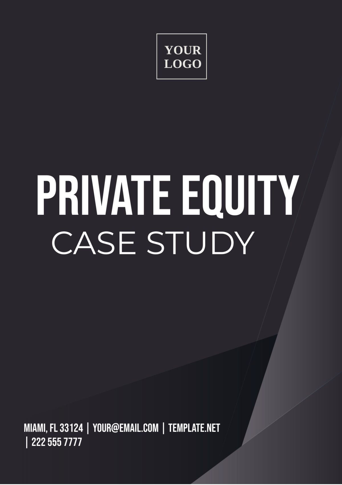 Private Equity Case Study Template