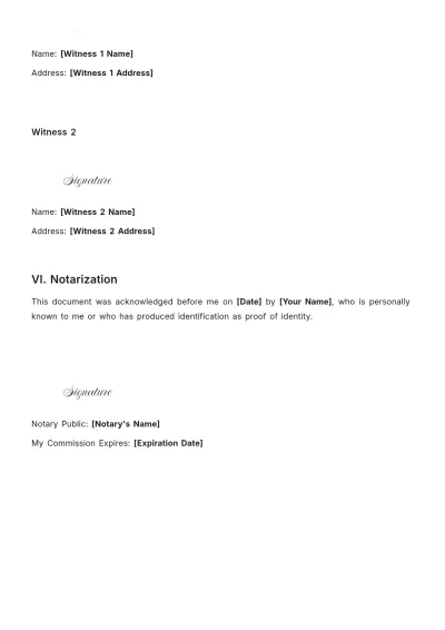 Free New York Codicil to Will Template to Edit Online