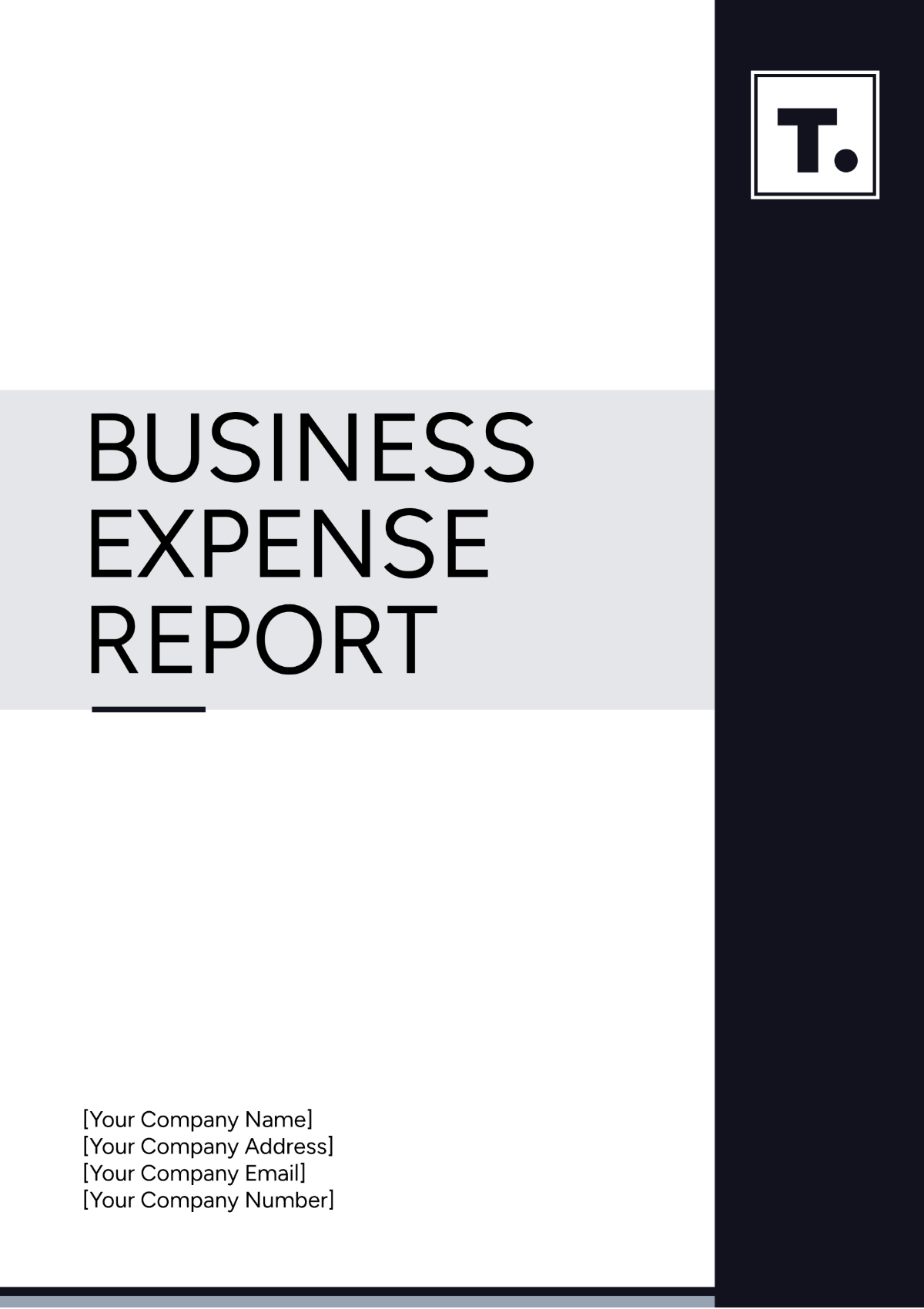 Business Expense Report Template - Edit Online & Download