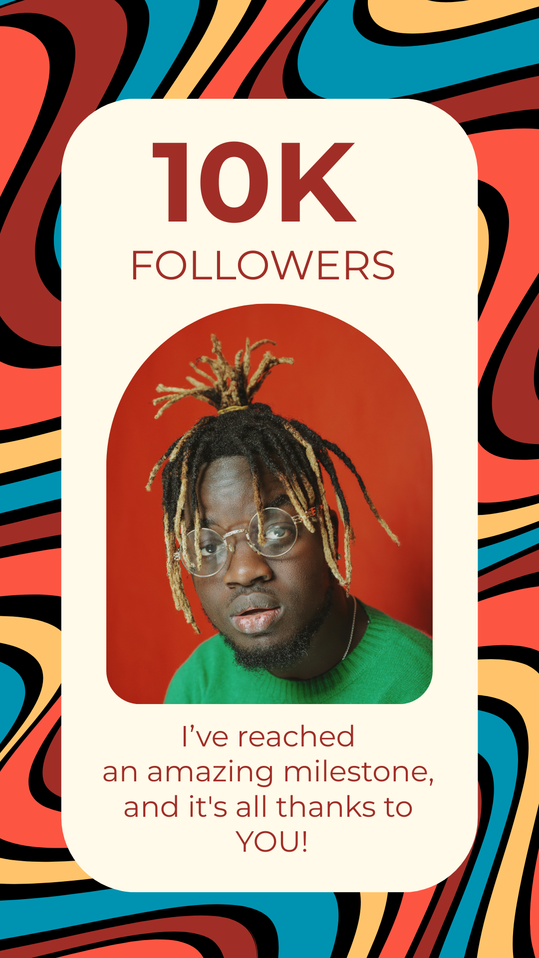 10k Followers Congratulations Instagram Post
