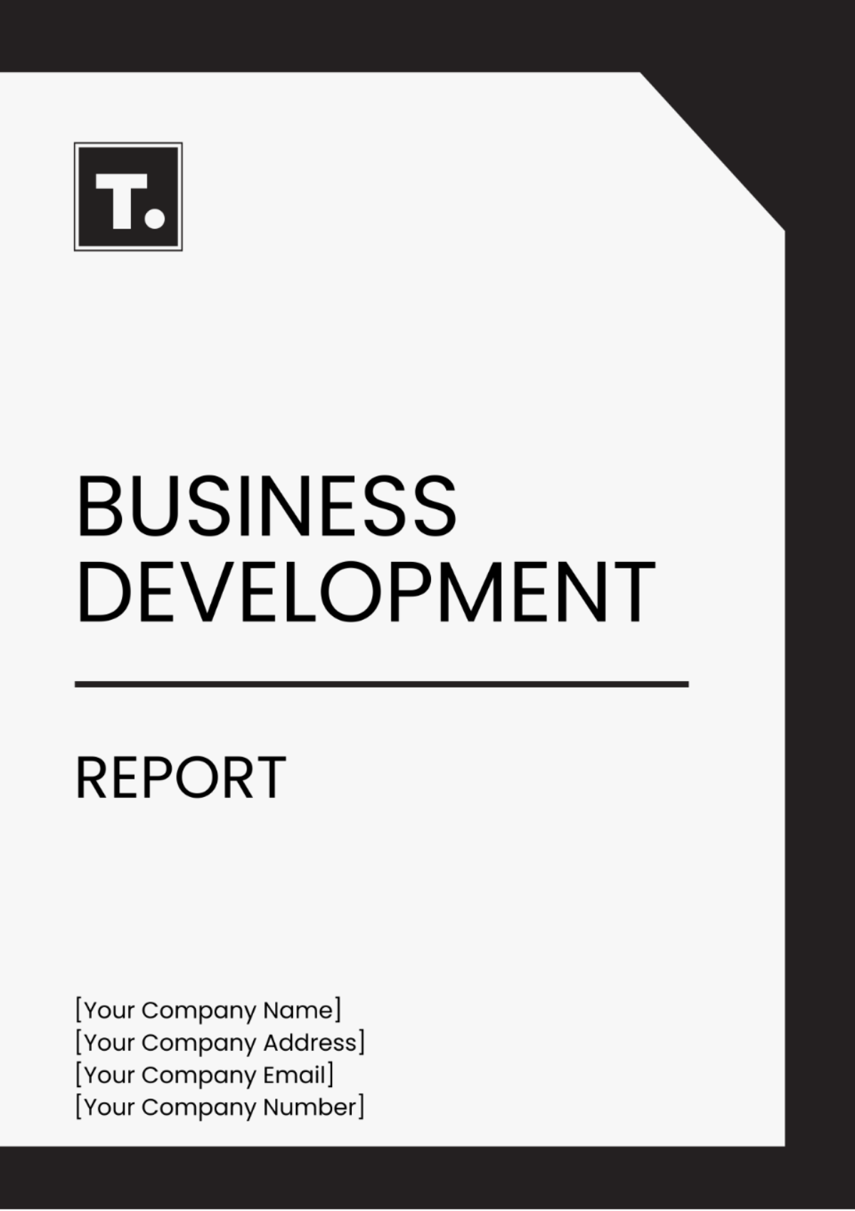 Business Development Report Template - Edit Online & Download