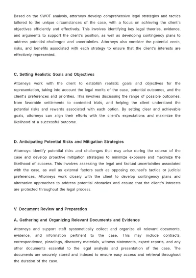 Free Law Firm Case Analysis Procedure Template to Edit Online