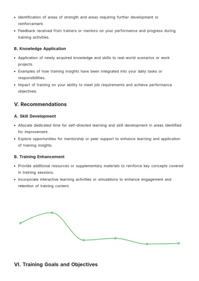 Free Weekly Training Report Template to Edit Online