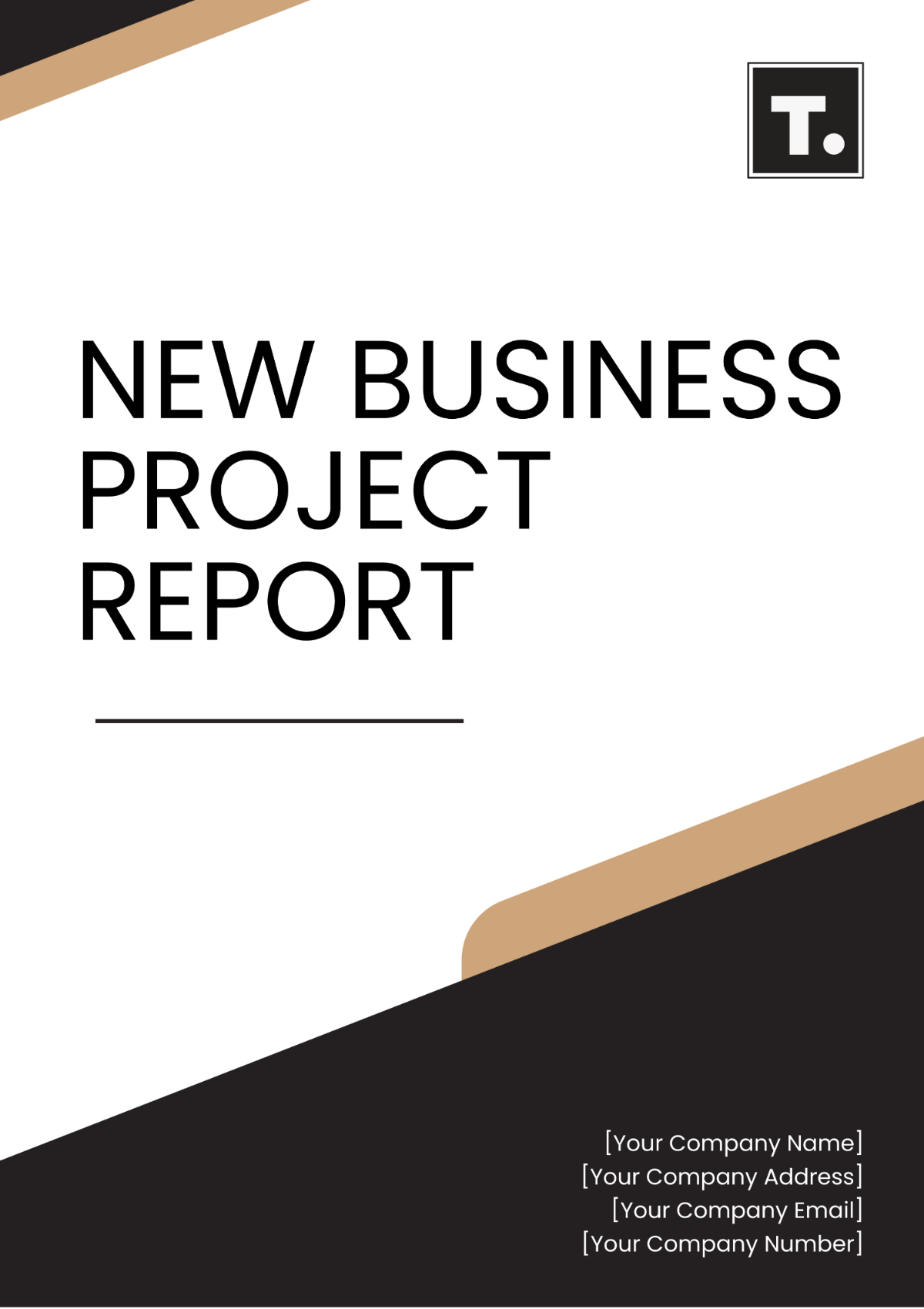 New Business Project Report Template - Edit Online & Download