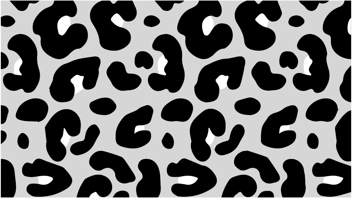 Free Black and White Leopard Background