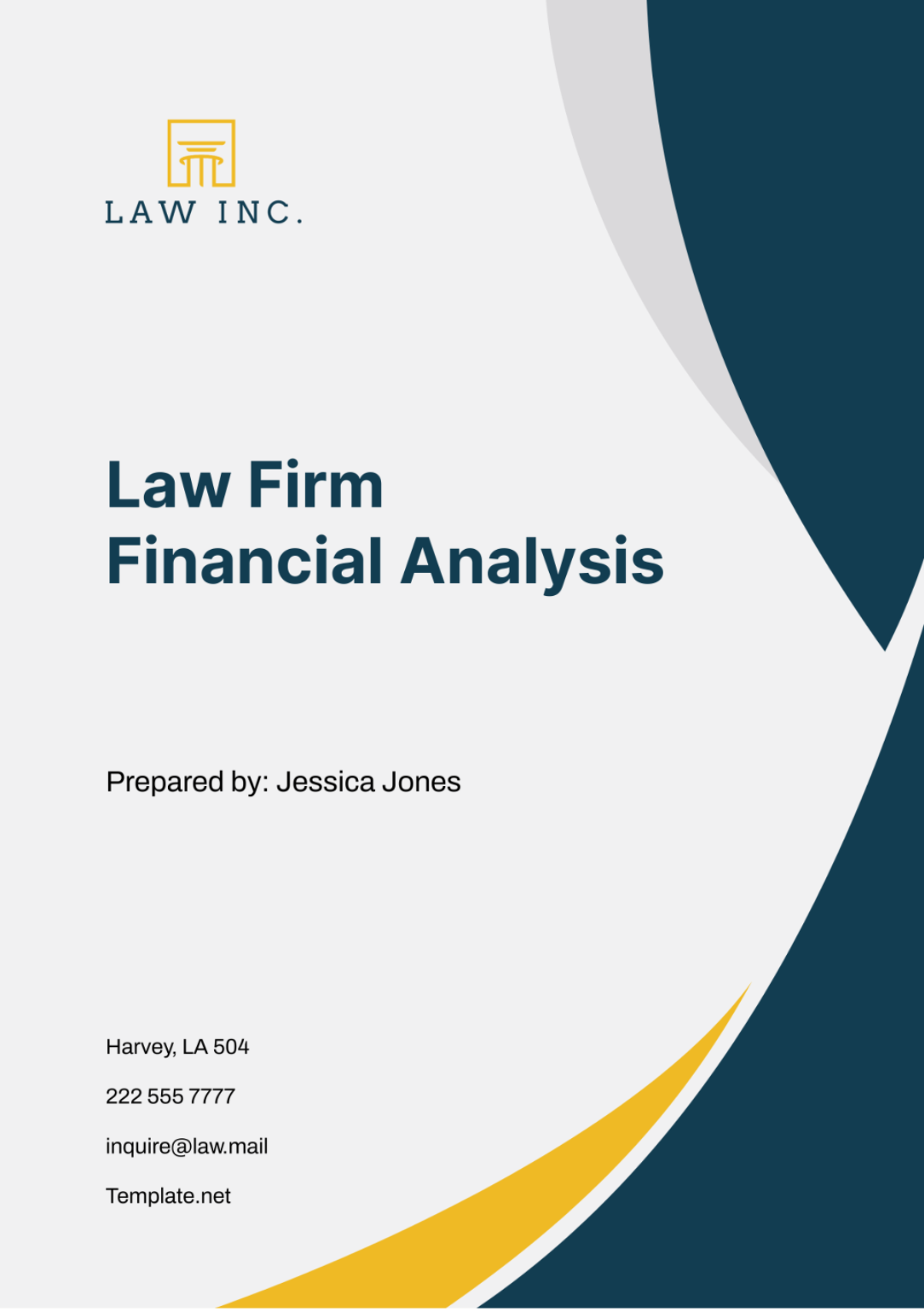 Law Firm Financial Analysis Template - Edit Online & Download