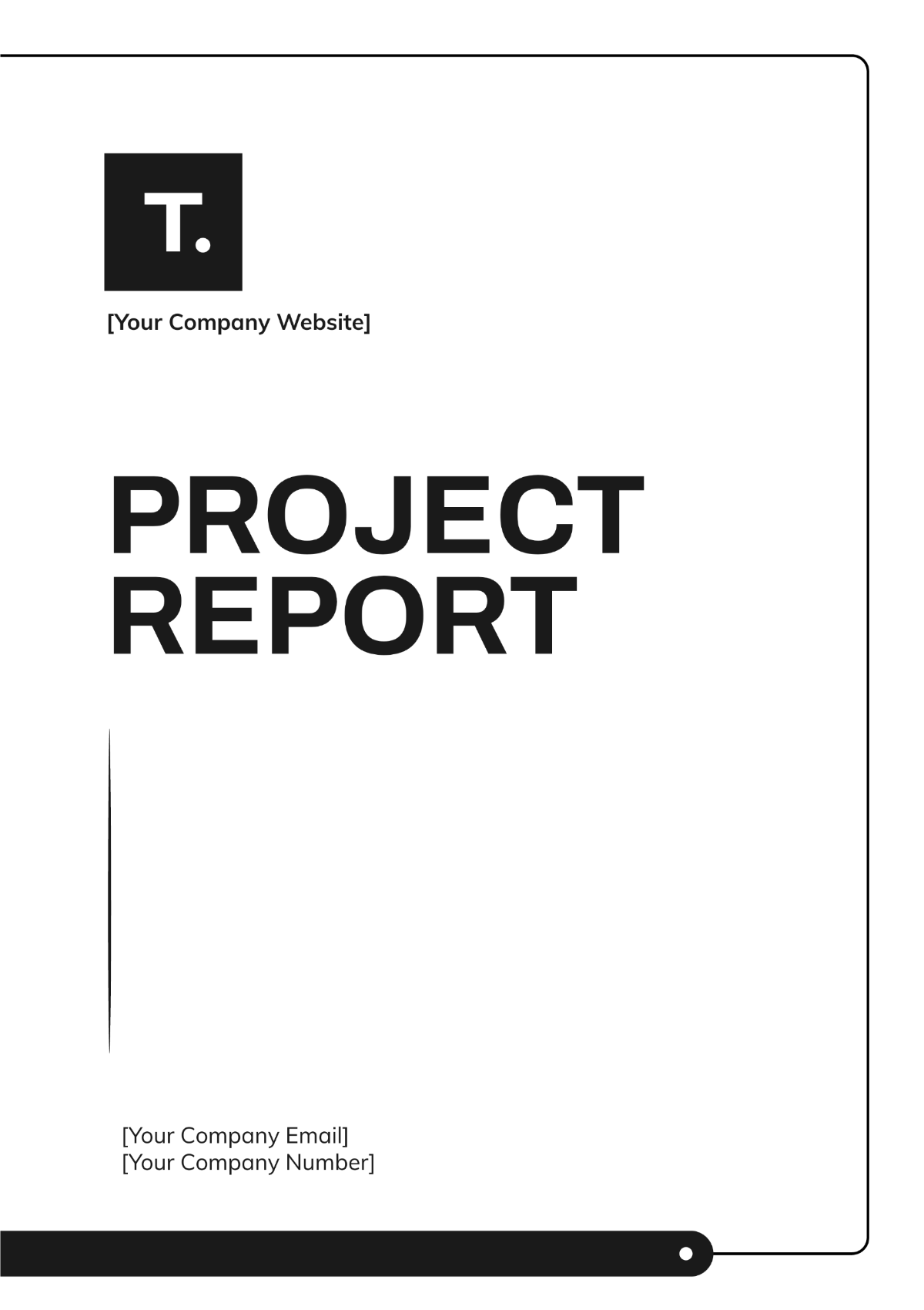 Project Report Template - Edit Online & Download