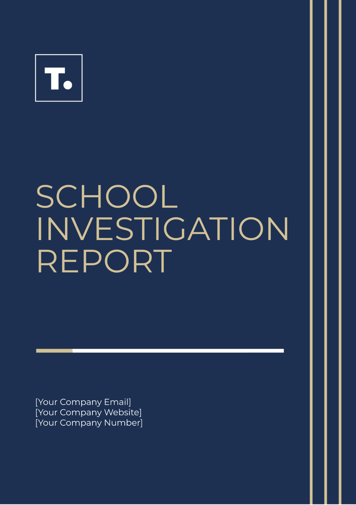 School Investigation Report Template - Edit Online & Download