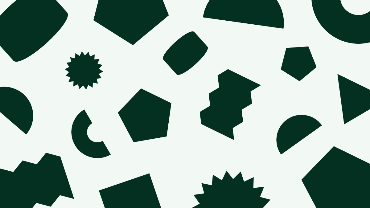 Geometric Dark Green Background