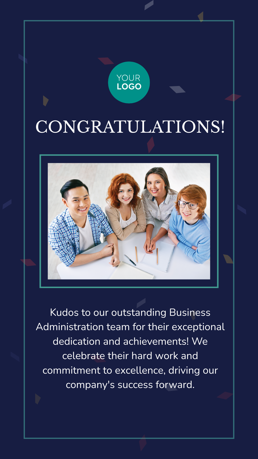 Free Congrats Business Administration Instagram Post Template