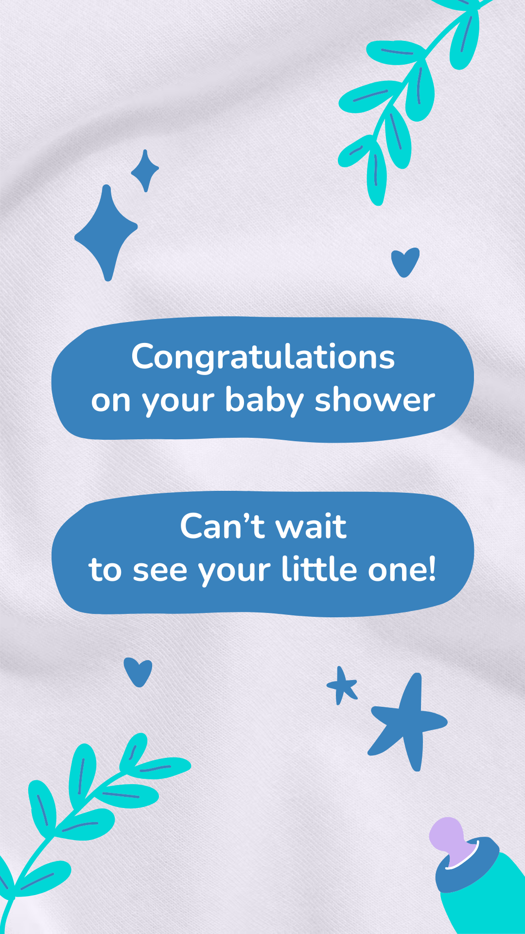 Free Congratulations Baby Shower Card Message