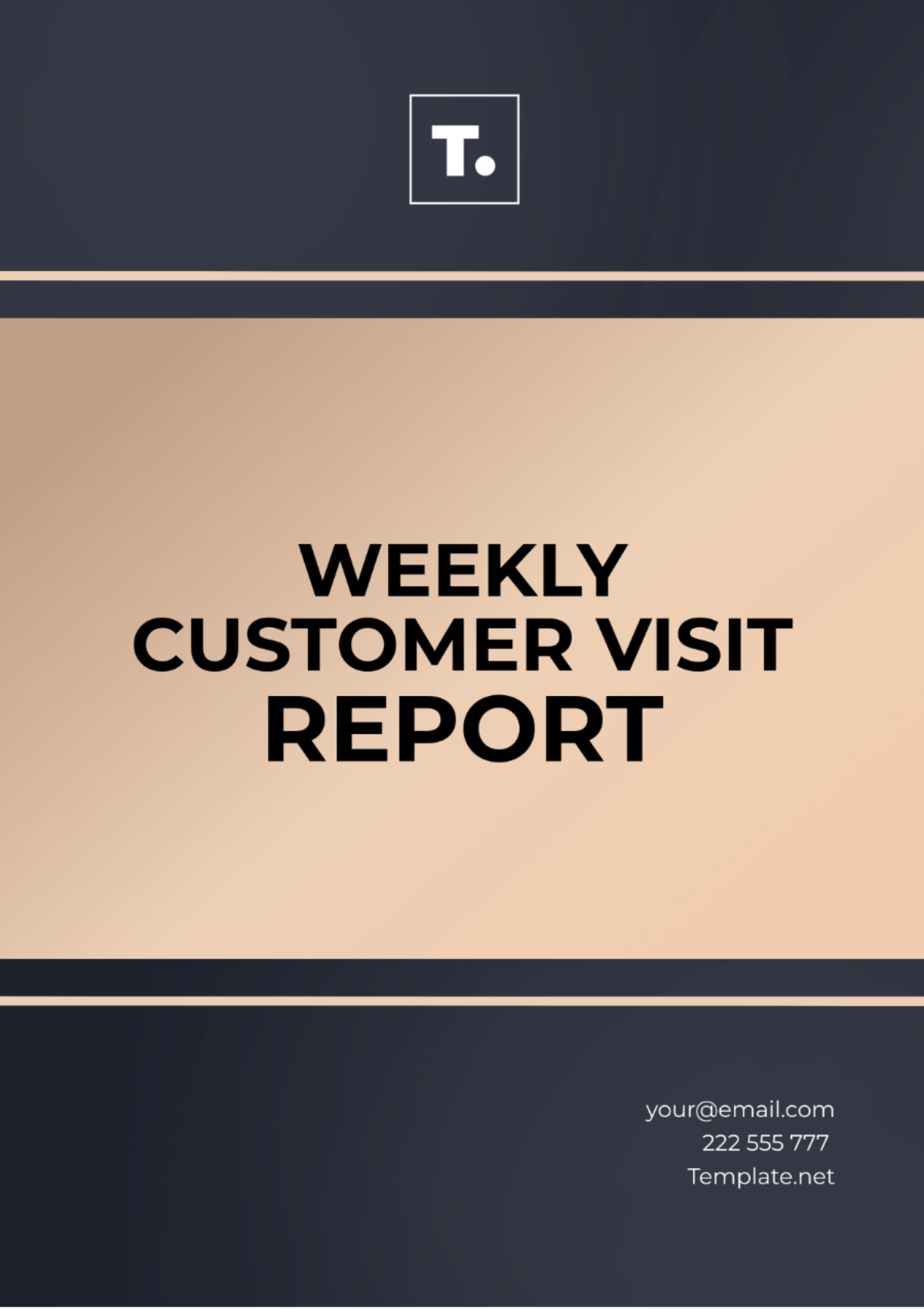 Weekly Customer Visit Report Template