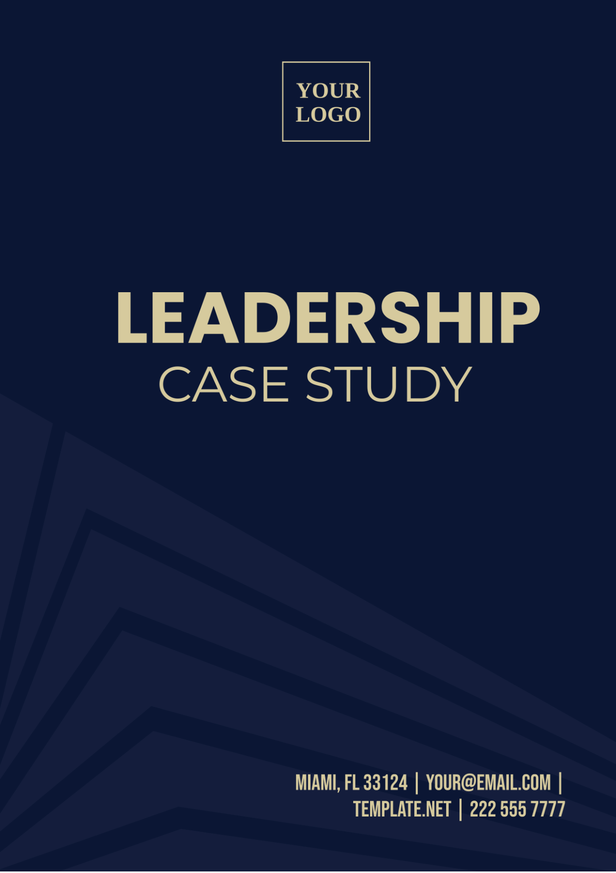 Leadership Case Study Template