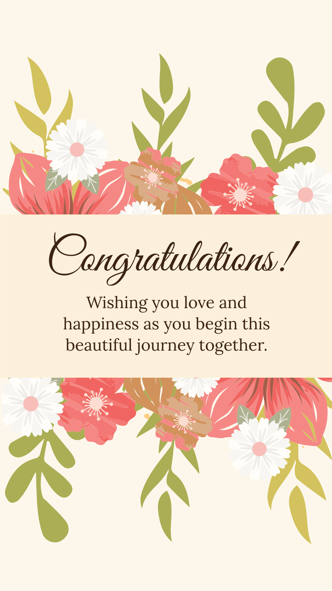 Free Marriage Congratulations Card