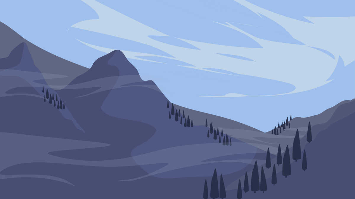 Illustration Mountain Background