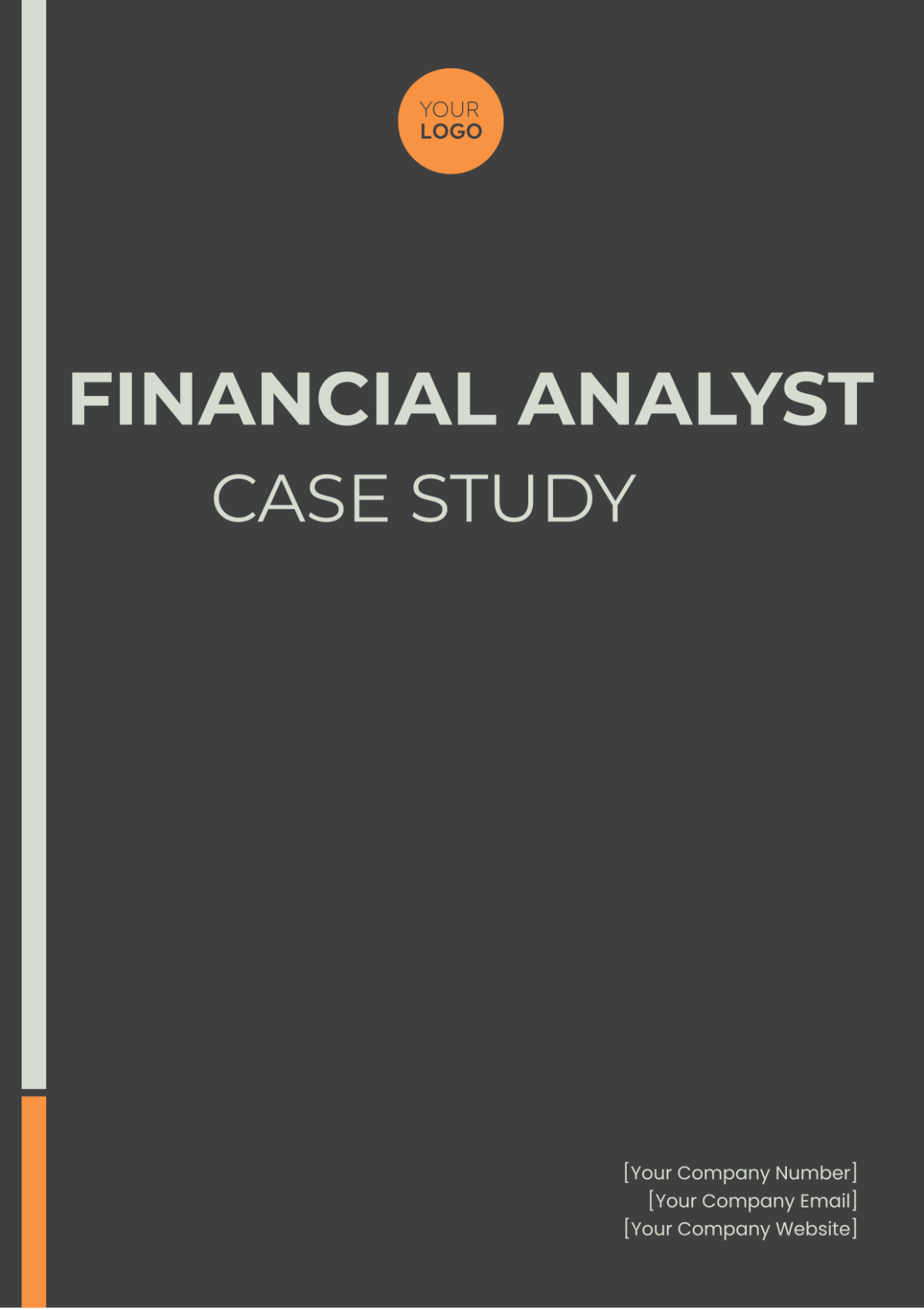 Financial Analyst Case Study Template