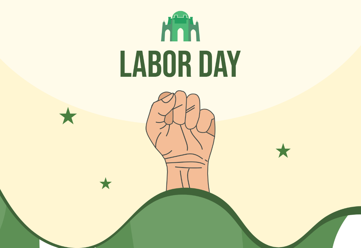 Labour day Pakistan Template
