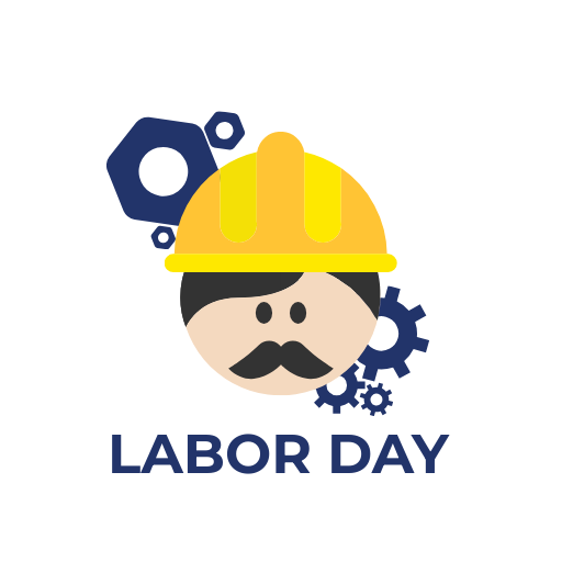 Free Labour day Clipart Template